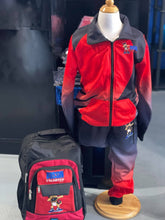 Load image into Gallery viewer, Red/Black Bussin Unlimited Tracksuit Pants Only-Youth
