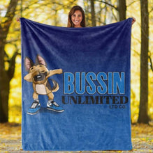 Load image into Gallery viewer, Bussin Fleece Blankets- Multiple Colors Available
