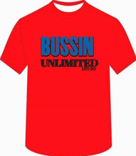 Load image into Gallery viewer, Red Cotton Bussin T-Shirt- Adult
