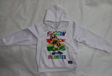 Load image into Gallery viewer, White Bussin Unlimited Hoodie-Youth
