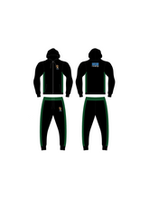 Load image into Gallery viewer, Black/Green Bussin Unlimited Tracksuit- Youth
